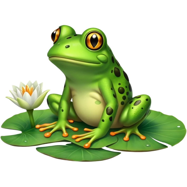 Magic frog emoji