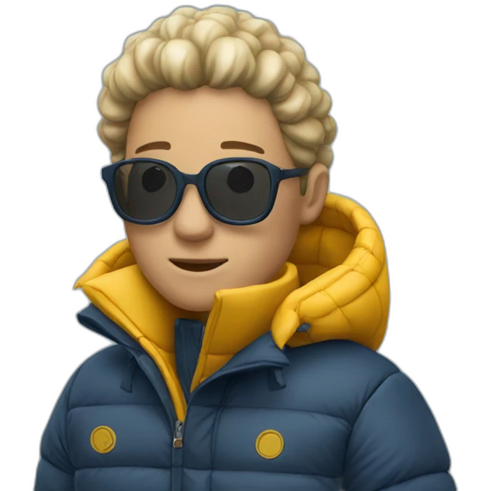 puffer jacket emoji