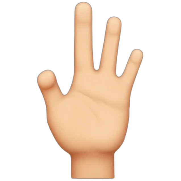 Annoying finger emoji
