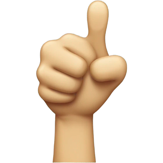 Guy with thumbs up emoji