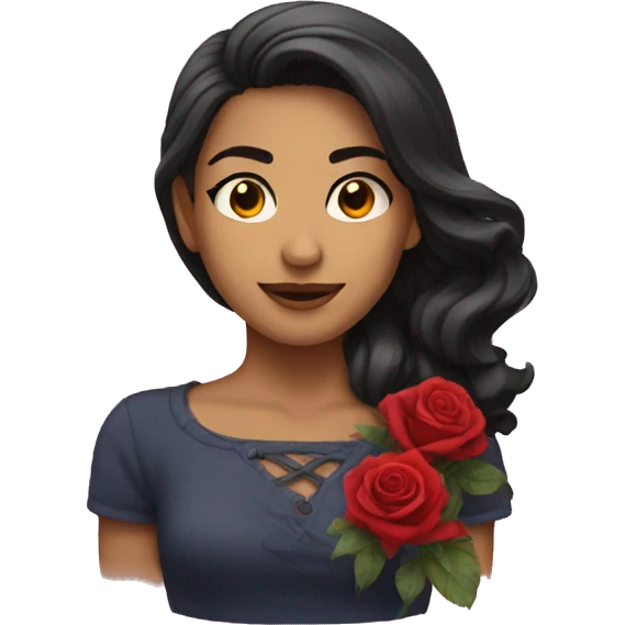 Rosas rojas  emoji
