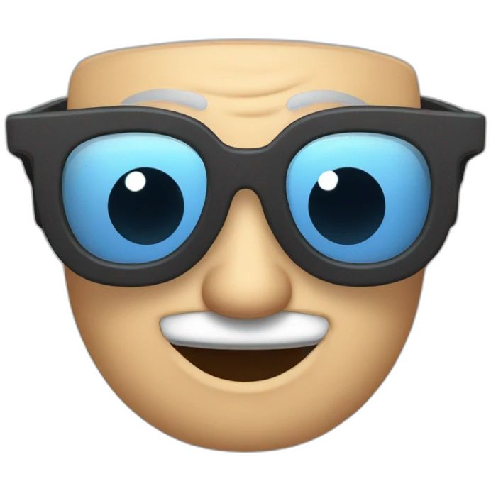 Jean pormanove lunette chauve emoji