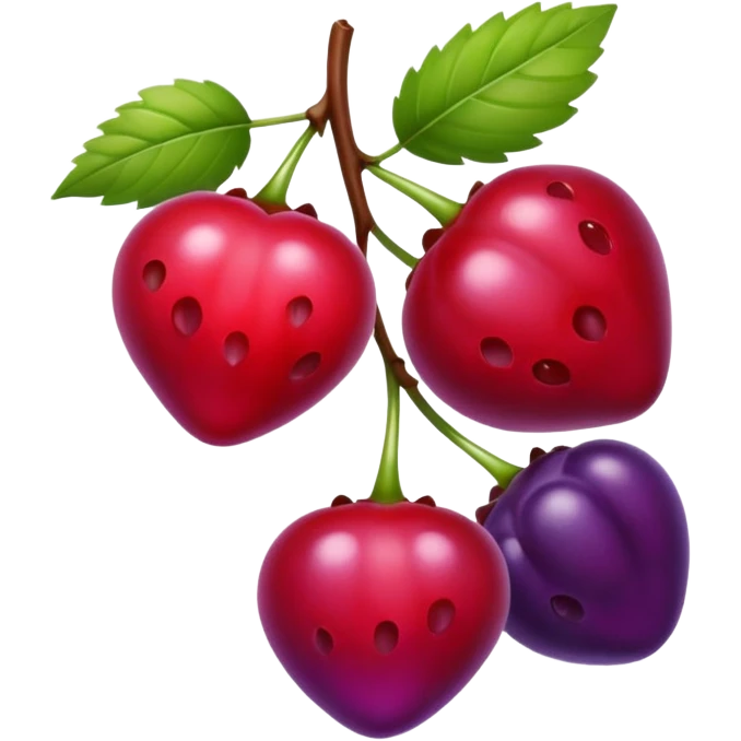 wild berries flavor  emoji