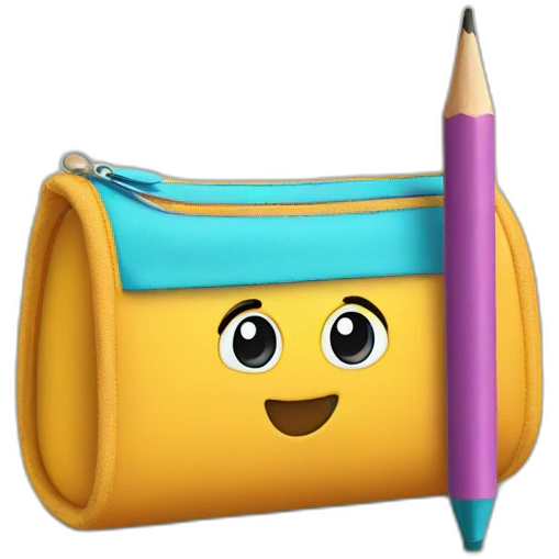 Pencil case emoji