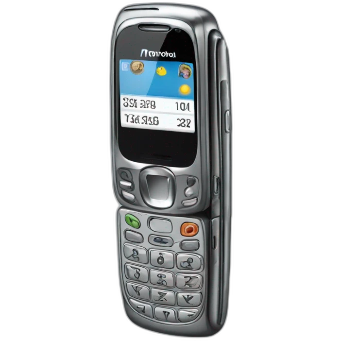 Y2k motorola flip-phone emoji