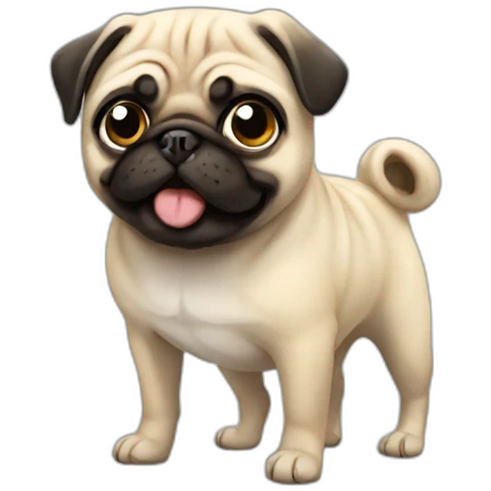 small pug emoji