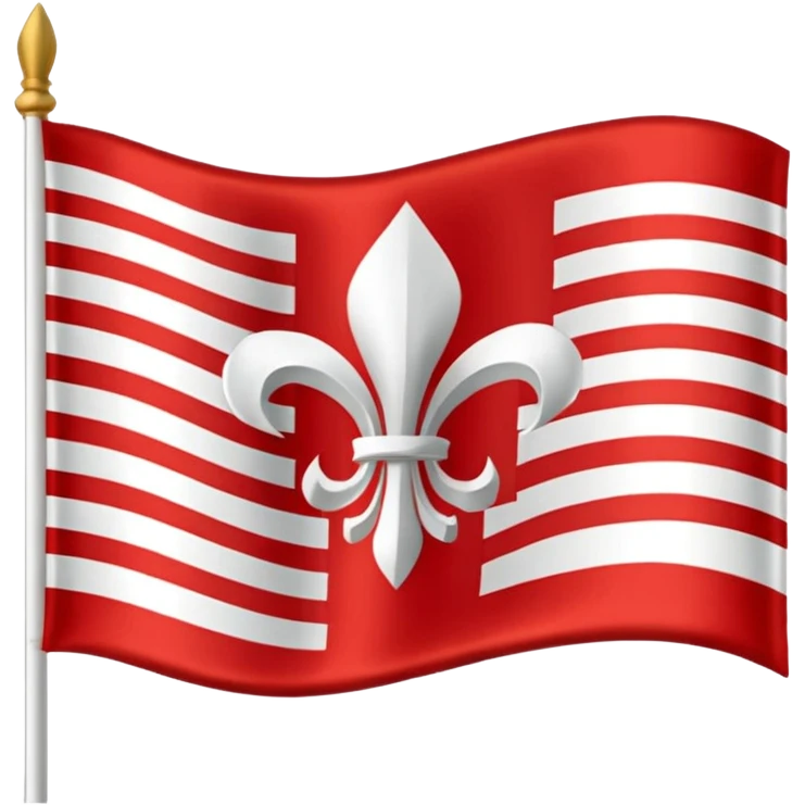 Drapeau de la Vendée  emoji