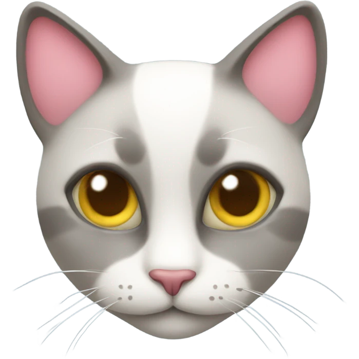 Cat with hearts emoji