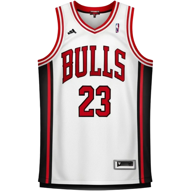 give me the chicago bulls jersey with the number 23 emoji