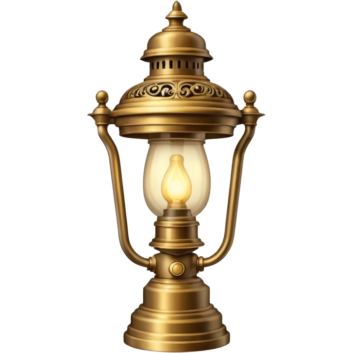 victorian gas lamp with holder emoji