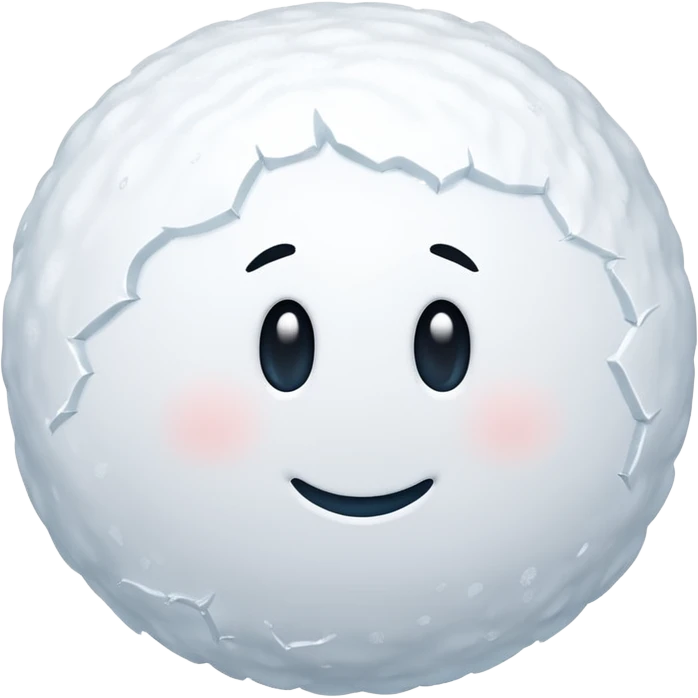 normal snowball emoji