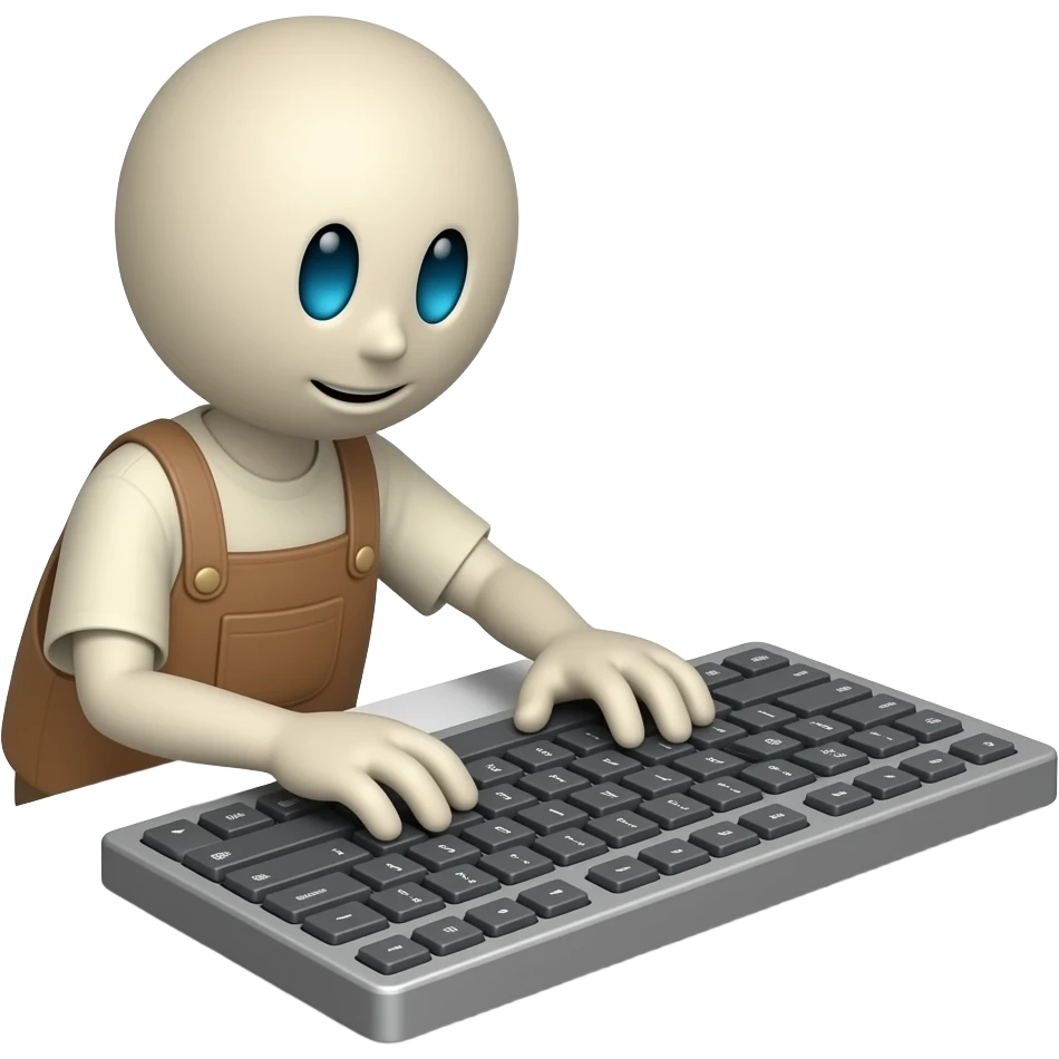 Morr cartoony less distinct think stickman at typing om keyboard or in book with words dear diary near emoji