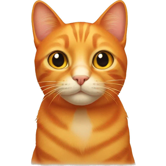 orange cat emoji