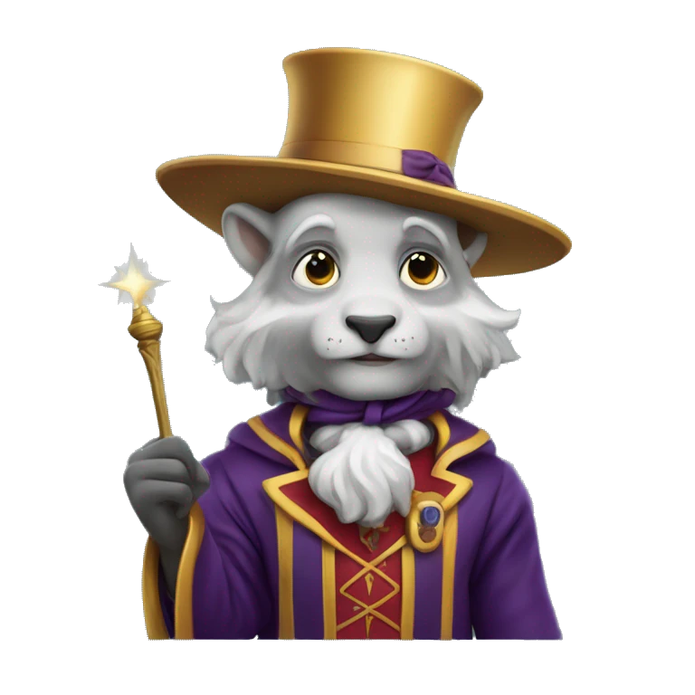 Franc-maçon en tenue de magicien  emoji