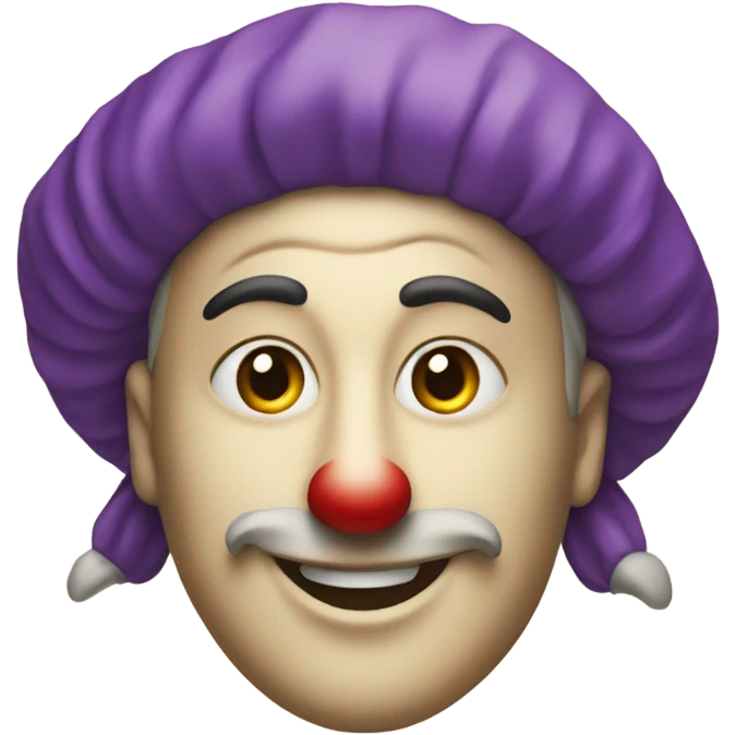 playing card with a jester emoji