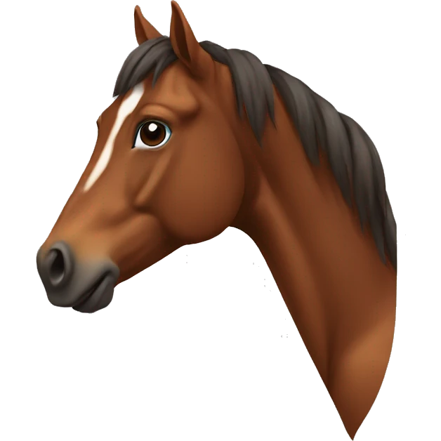 Brown horse emoji