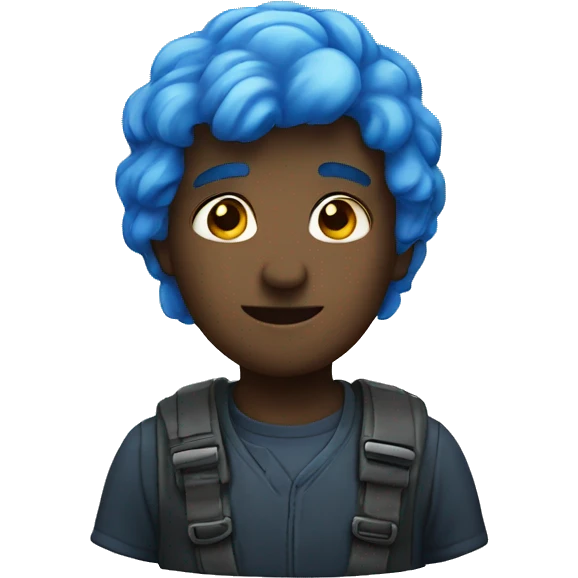 blue  emoji