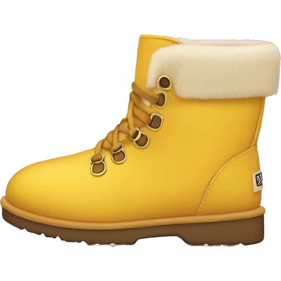 Yellow uggs emoji