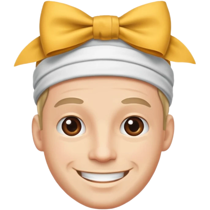 adult man with head bow  emoji