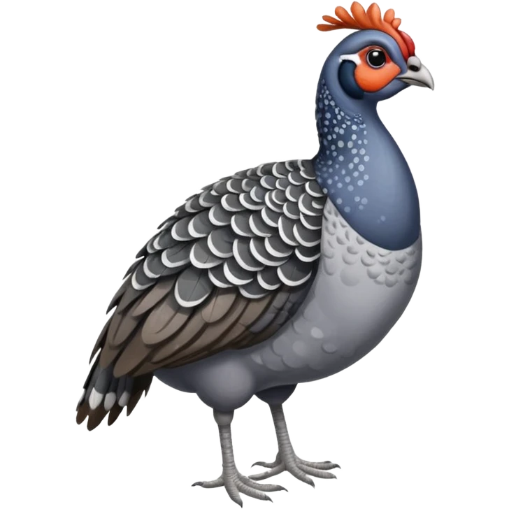 Guinea fowl  emoji
