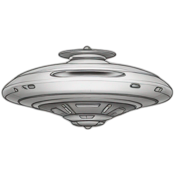 line drawing ufo emoji