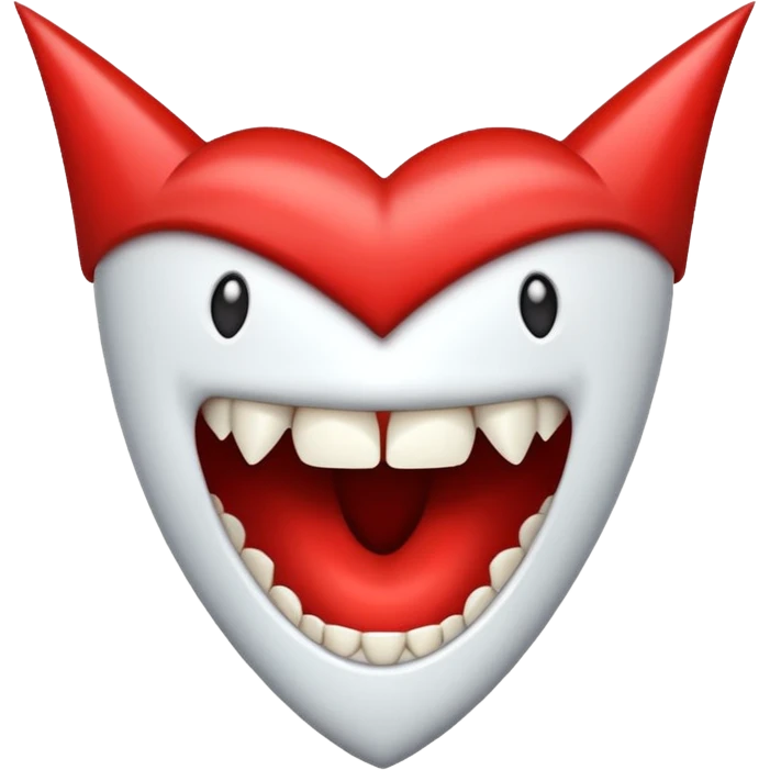 Vampire teeth  emoji