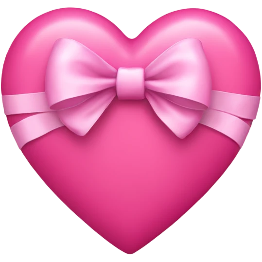 pink heart with bow emoji