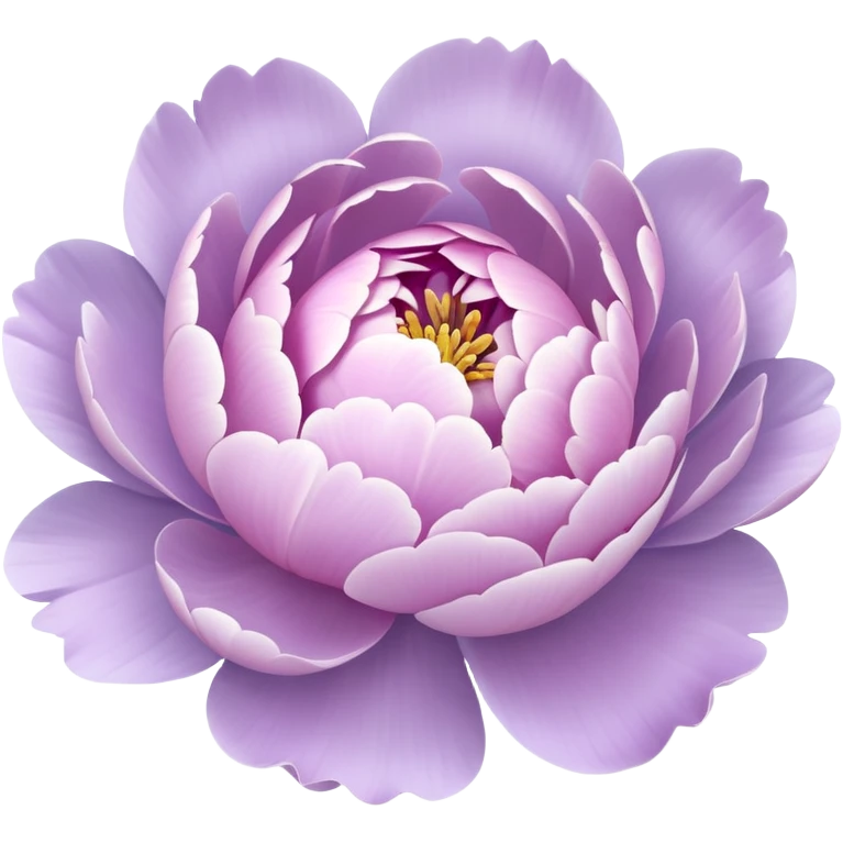 lilac pastel peonies emoji