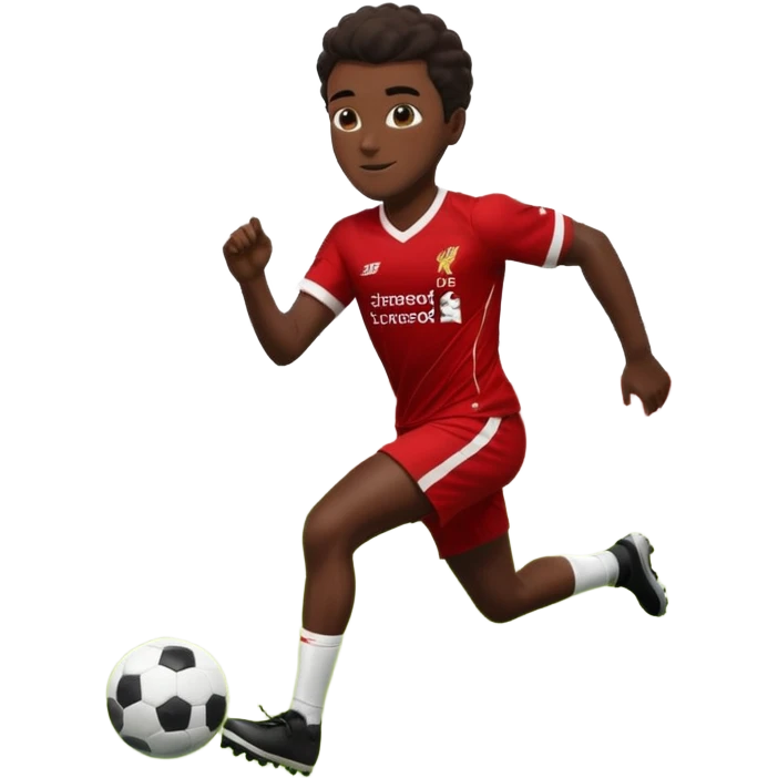 A Liverpool soccer player no salah emoji