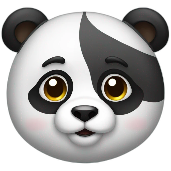 Super cute panda emoji