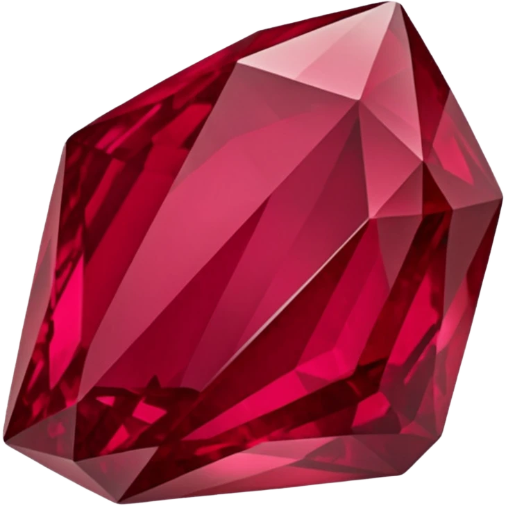 raw ruby crystal emoji