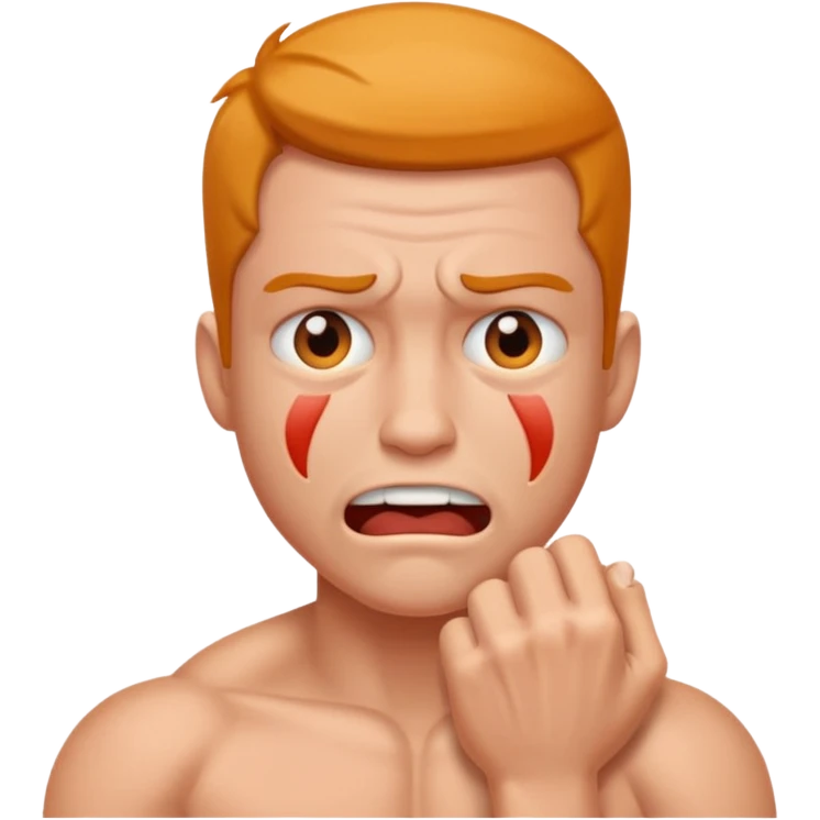 dolore muscolare emoji