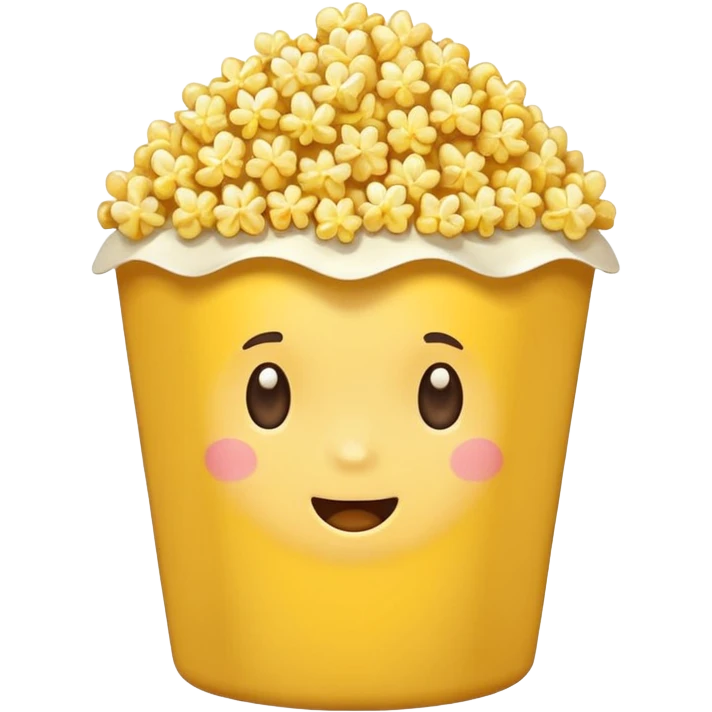 talking popcorn emoji