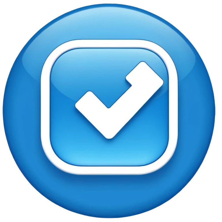 Instagram Blue Tik emoji