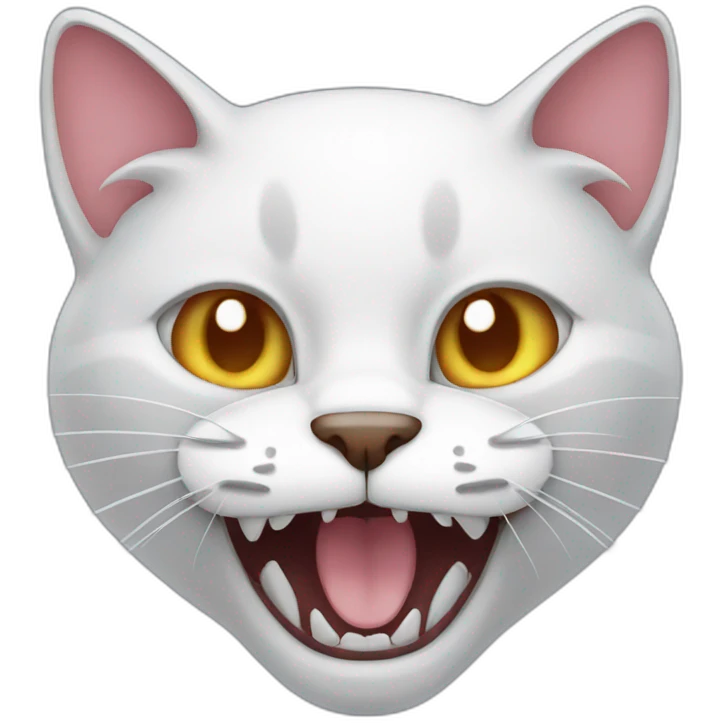 cat with fangs emoji