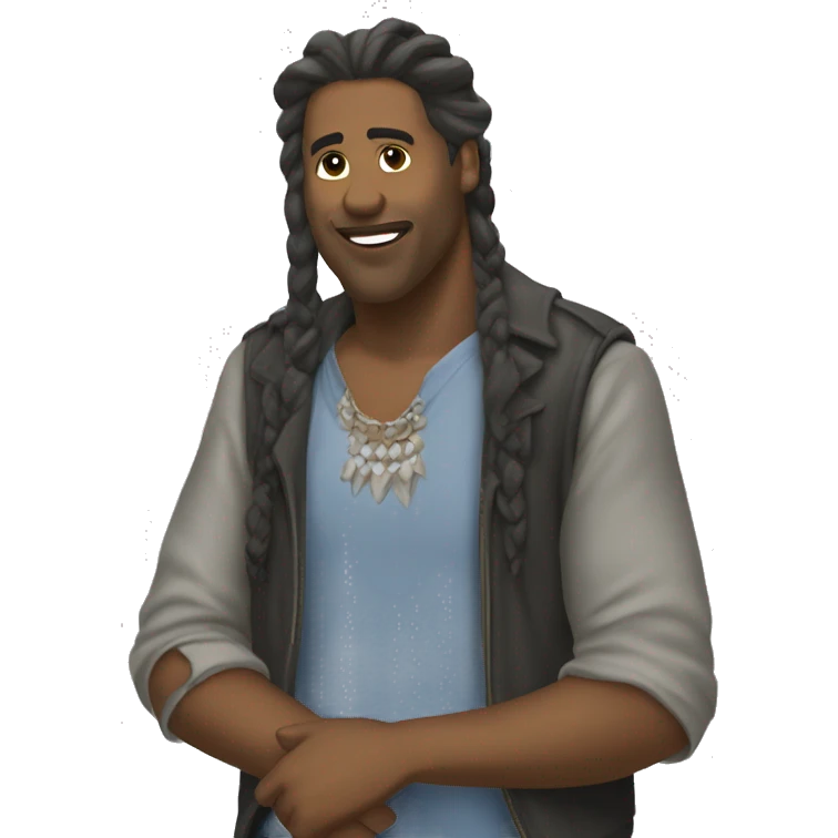 He rock levantado una ceja  emoji