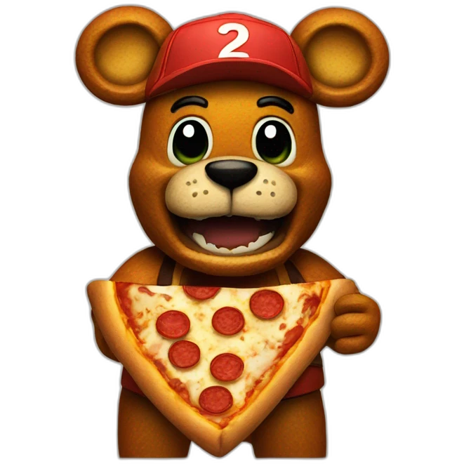 Freddy fazbear pizza emoji