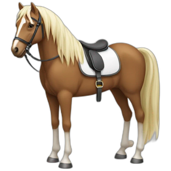 Cheval en colere emoji