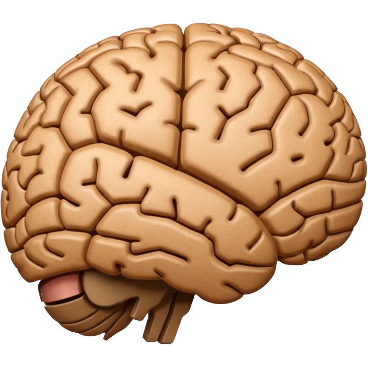 Cardboard brain emoji