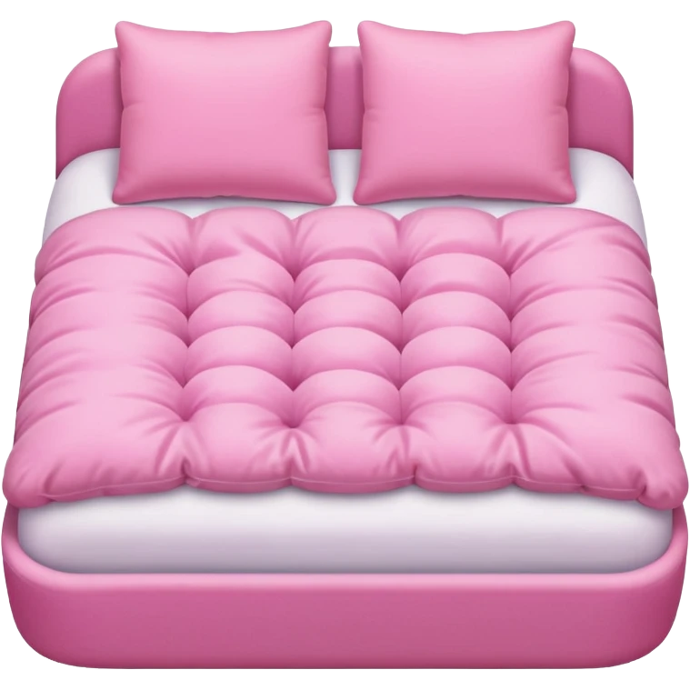 pink bed topview emoji