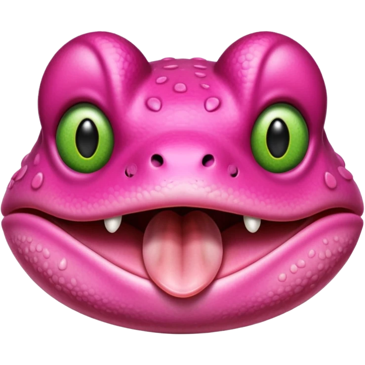 frog tongue face emoji
