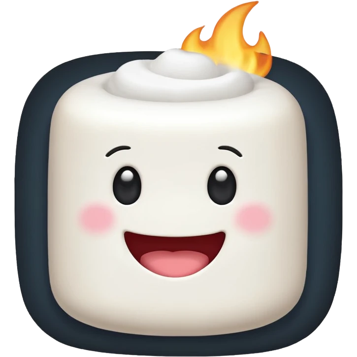marshmallow giggling emoji
