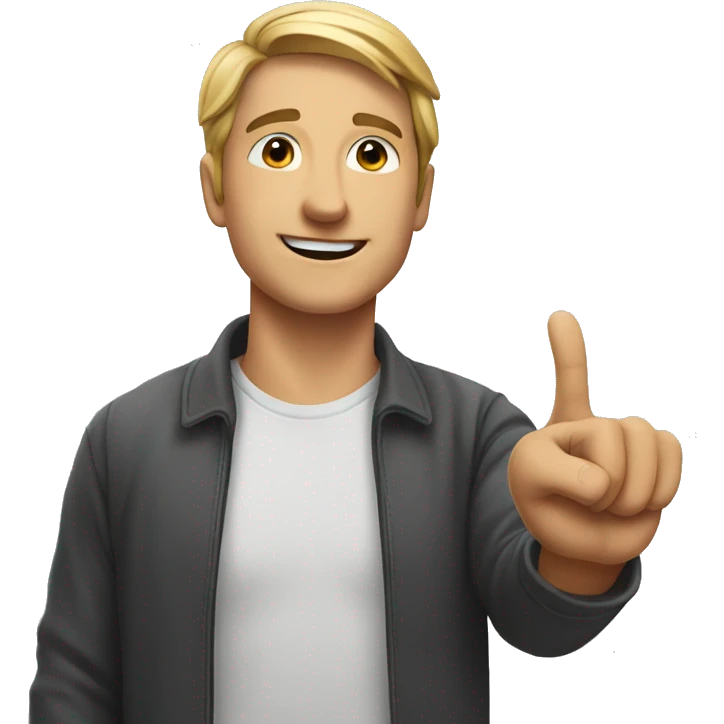 good gesture with gesture emoji