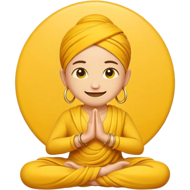 Namaste emoji sticker emoji