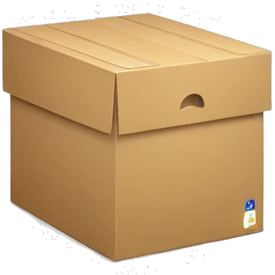 Box plastic euro emoji