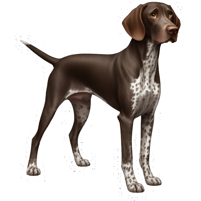 German Shorthaired Pointer Dog Breed Full Body emoji