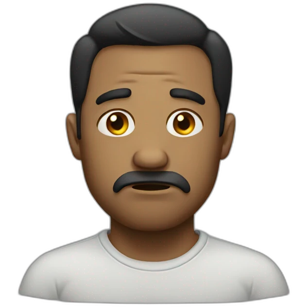 sad man emoji