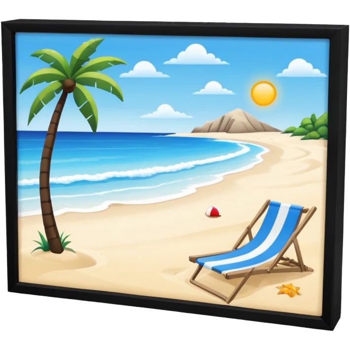 fondo de playa emoji