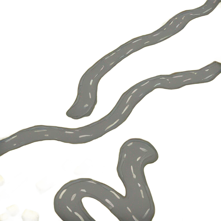 Yellow brick road going into distance  emoji