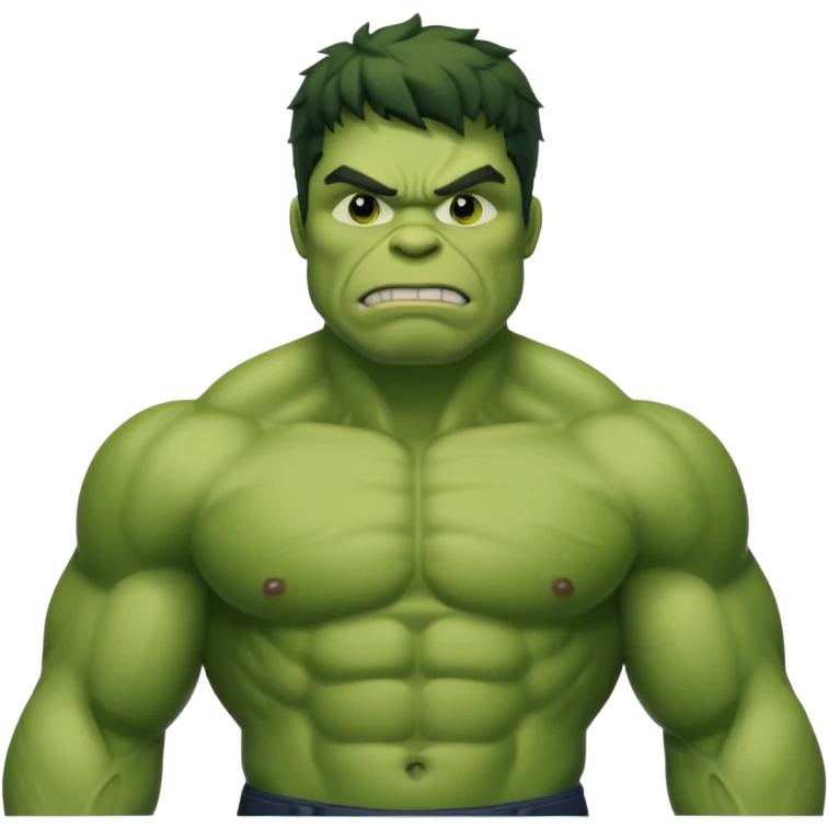 hulk stroking his penis emoji